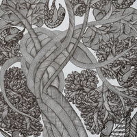 Bird on the Tree of Life – Gond Paper Painting