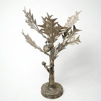 Village Tree Climbing Sculpture – Dhokra Metal Art