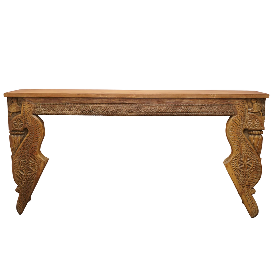 Wall Console Table - Wooden Furniture, handmade wooden furniture from India