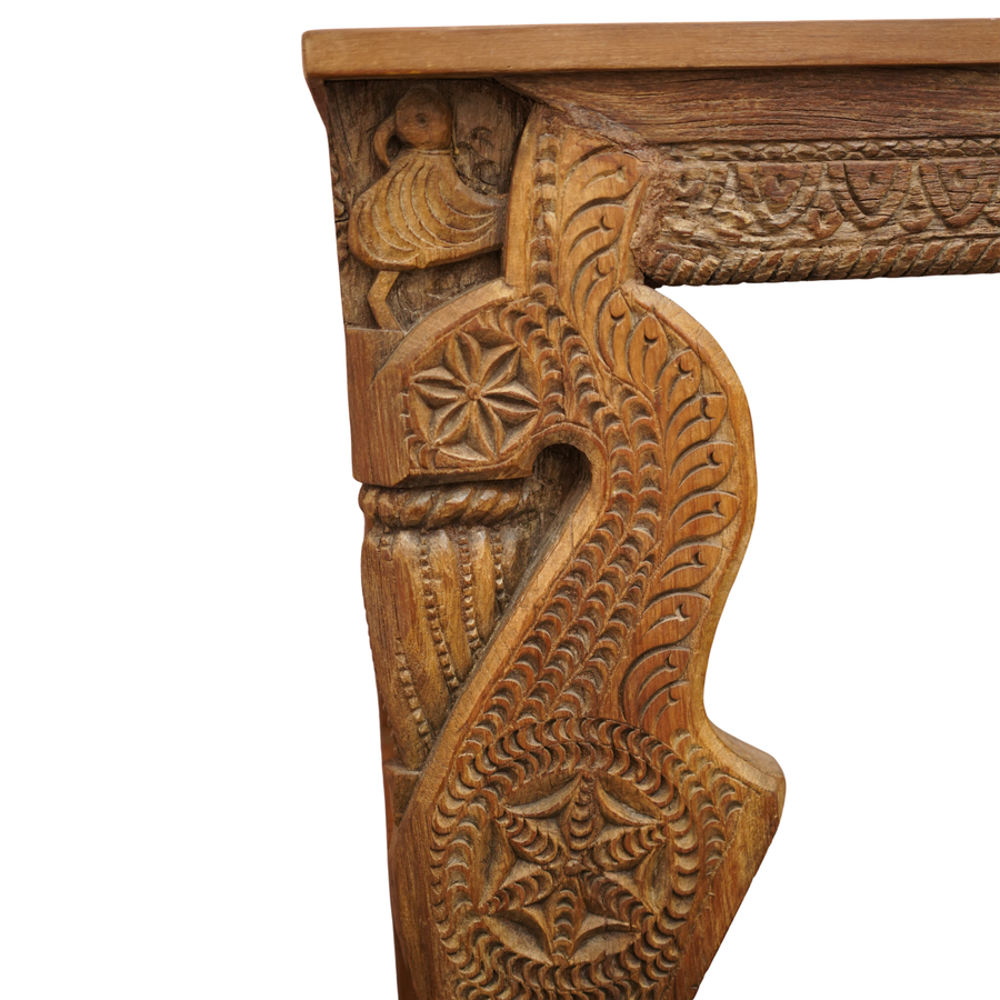 Wall Console Table - Wooden Furniture - view 3, handmade wooden furniture from India