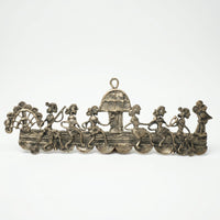 Peacock Boat Wall Hanging – Dhokra Metal Art